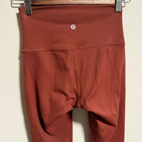 Lululemon Wunder Train High-Rise Tight 28" Dark Terracotta- Size 4 - Picture 6 of 7